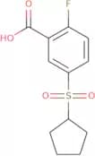 5-(Cyclopentanesulfonyl)-2-fluorobenzoic acid