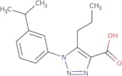 1-[3-(Propan-2-yl)phenyl]-5-propyl-1H-1,2,3-triazole-4-carboxylic acid