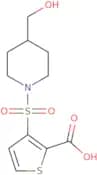 3-{[4-(Hydroxymethyl)piperidin-1-yl]sulfonyl}thiophene-2-carboxylic acid