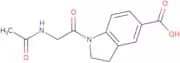 1-(2-Acetamidoacetyl)-2,3-dihydro-1H-indole-5-carboxylic acid