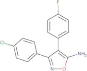 3-(4-Chlorophenyl)-4-(4-fluorophenyl)-1,2-oxazol-5-amine