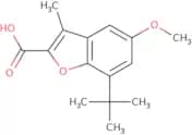 7-tert-Butyl-5-methoxy-3-methyl-1-benzofuran-2-carboxylic acid