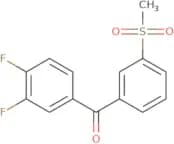 (3,4-Difluorophenyl)(3-methanesulfonylphenyl)methanone