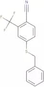 4-(Benzylsulfanyl)-2-(trifluoromethyl)benzonitrile