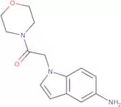 2-(5-Amino-1H-indol-1-yl)-1-(morpholin-4-yl)ethan-1-one