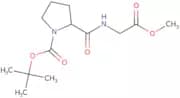 tert-Butyl 2-[(2-methoxy-2-oxoethyl)carbamoyl]pyrrolidine-1-carboxylate