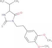 3-[2-(3,4-Dimethoxyphenyl)ethyl]-5-(propan-2-yl)-2-sulfanylideneimidazolidin-4-one