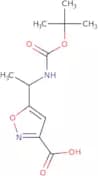 5-(1-((tert-Butoxycarbonyl)amino)ethyl)isoxazole-3-carboxylic acid