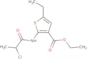 Ethyl 2-(2-chloropropanamido)-5-ethylthiophene-3-carboxylate