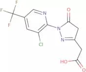 2-{1-[3-Chloro-5-(trifluoromethyl)pyridin-2-yl]-5-oxo-4,5-dihydro-1H-pyrazol-3-yl}acetic acid