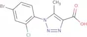 1-(4-Bromo-2-chlorophenyl)-5-methyl-1H-1,2,3-triazole-4-carboxylic acid