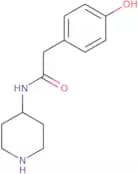 2-(4-Hydroxyphenyl)-N-(piperidin-4-yl)acetamide