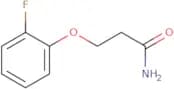 3-(2-Fluorophenoxy)propanamide