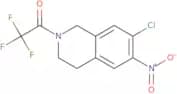 1-(7-Chloro-6-nitro-3,4-dihydroisoquinolin-2(1H)-yl)-2,2,2-trifluoroethanone