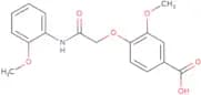 3-Methoxy-4-{[(2-methoxyphenyl)carbamoyl]methoxy}benzoic acid