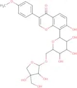 8-(6-O-D-Apio-β-D-furanosyl-β-D-glucopyranosyl)-7-hydroxy-3-(4-methoxyphenyl)-4H-1-benzopyran-4-one