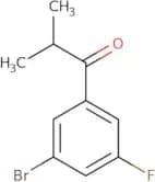 1-(3-Bromo-5-fluorophenyl)-2-methylpropan-1-one