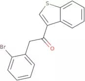 1-(1-Benzothiophen-3-yl)-2-(2-bromophenyl)ethan-1-one