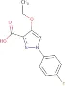 4-Ethoxy-1-(4-fluorophenyl)-1H-pyrazole-3-carboxylic acid