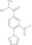 N,N-Dimethyl-3-nitro-4-(1H-pyrazol-1-yl)benzenecarboxamide