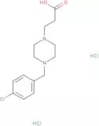 3-{4-[(4-Chlorophenyl)methyl]piperazin-1-yl}propanoic acid dihydrochloride
