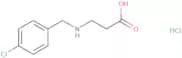 3-{[(4-Chlorophenyl)methyl]amino}propanoic acid hydrochloride