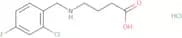 4-{[(2-Chloro-4-fluorophenyl)methyl]amino}butanoic acid hydrochloride