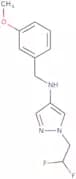 1-(2,2-Difluoroethyl)-N-[(3-methoxyphenyl)methyl]-1H-pyrazol-4-amine