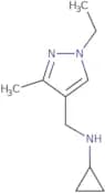 N-[(1-Ethyl-3-methyl-1H-pyrazol-4-yl)methyl]cyclopropanamine