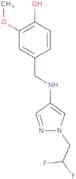 4-({[1-(2,2-Difluoroethyl)-1H-pyrazol-4-yl]amino}methyl)-2-methoxyphenol