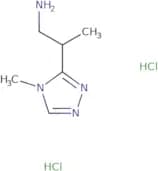 2-(4-Methyl-4H-1,2,4-triazol-3-yl)propan-1-amine dihydrochloride