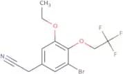 2-[3-Bromo-5-ethoxy-4-(2,2,2-trifluoroethoxy)phenyl]acetonitrile