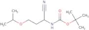 tert-Butyl N-[1-cyano-3-(propan-2-yloxy)propyl]carbamate
