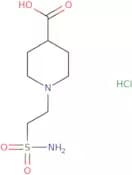 1-(2-Sulfamoylethyl)piperidine-4-carboxylic acid hydrochloride