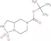Hexahydro-5H-​[1,​2,​5]​thiadiazolo[2,​3-​a]​pyrazine-​5-​carboxylic acid 1,​1-​dimethylethyl este…