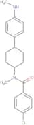 4-Chloro-N-methyl-N-[4-[4-(methylamino)phenyl]cyclohexyl]benzamide