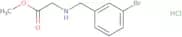 Methyl 2-{[(3-bromophenyl)methyl]amino}acetate hydrochloride
