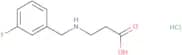 3-{[(3-Fluorophenyl)methyl]amino}propanoic acid hydrochloride