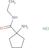 1-Amino-N-ethylcyclopentane-1-carboxamide hydrochloride