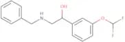 2-(Benzylamino)-1-[3-(difluoromethoxy)phenyl]ethan-1-ol