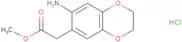 Methyl 2-(7-amino-2,3-dihydro-1,4-benzodioxin-6-yl)acetate hydrochloride