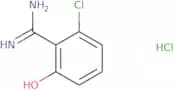 2-Chloro-6-hydroxybenzene-1-carboximidamide hydrochloride