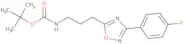 tert-Butyl N-{3-[3-(4-fluorophenyl)-1,2,4-oxadiazol-5-yl]propyl}carbamate