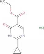 Ethyl 2-cyclopropyl-4-oxo-1,4-dihydropyrimidine-5-carboxylate hydrochloride