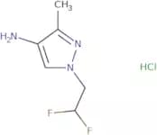 1-(2,2-Difluoroethyl)-3-methyl-1H-pyrazol-4-amine hydrochloride