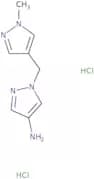 1-[(1-Methyl-1H-pyrazol-4-yl)methyl]-1H-pyrazol-4-amine dihydrochloride