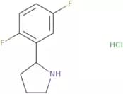 2-(2,5-difluorophenyl)pyrrolidine hydrochloride