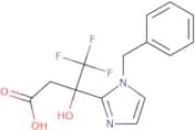 3-(1-Benzyl-1H-imidazol-2-yl)-4,4,4-trifluoro-3-hydroxybutanoic acid