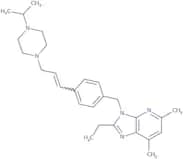 2-Ethyl-3-[4-[(E)-3-(4-isopropylpiperazin-1-yl)propenyl]benzyl]-5,7-dimethyl-3H-imidazo[4,5-b]pyri…