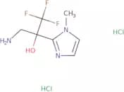 3-Amino-1,1,1-trifluoro-2-(1-methyl-1H-imidazol-2-yl)propan-2-ol dihydrochloride